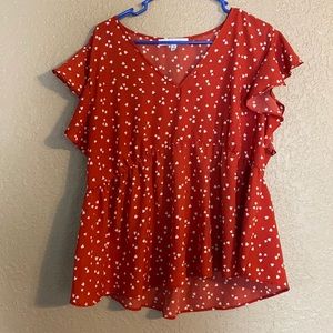 Red heart top